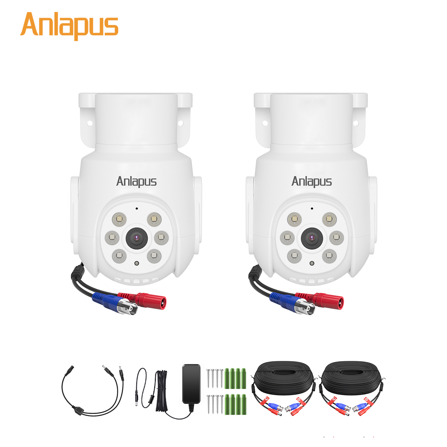 Home Security Indoor Cameras - Anlapus 5MP Pan Tilt Kablolu Güvenlik