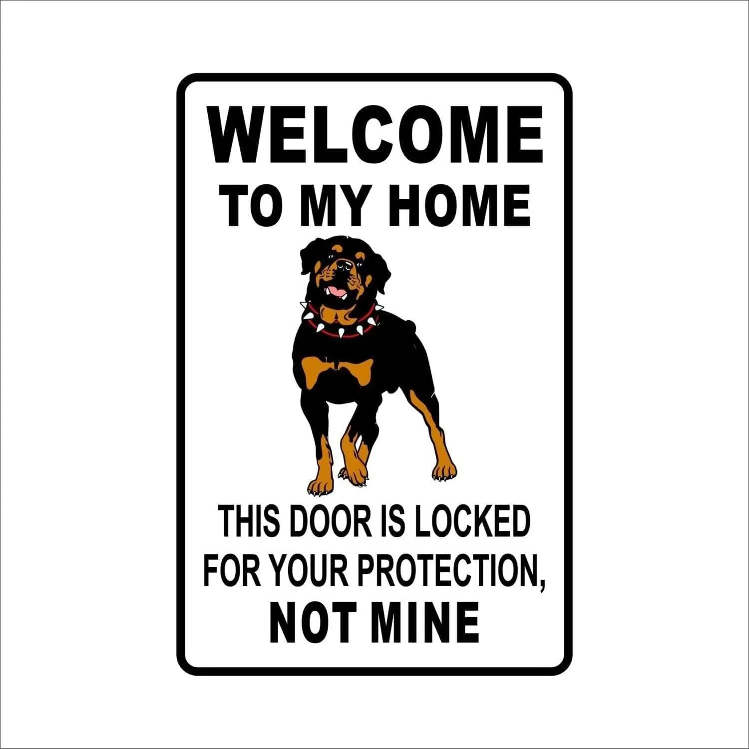 Home Security In My Area - 2026 Evinime Hoş Geldiniz Rottweiler Uyarı