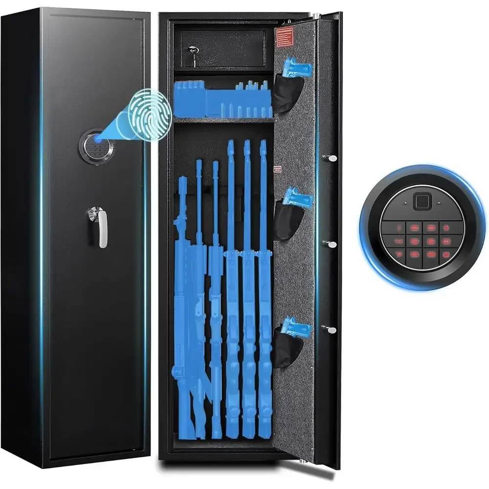 Home Security Gun - Biyometrik Kasa, Çift Alarm Özellikli Ev