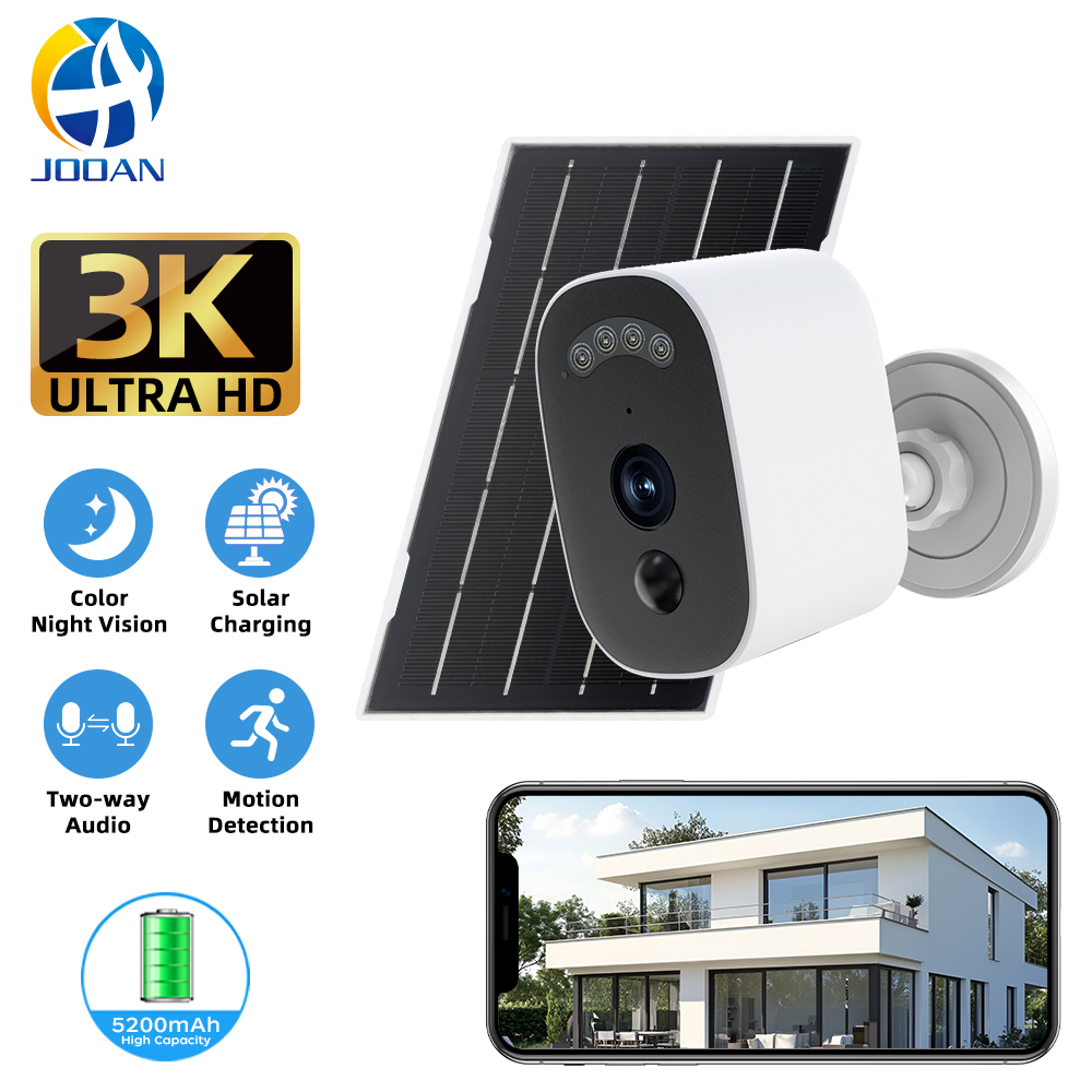 Home Security Diy - Jooan 3K HD Güneş Güvenlik Kamerası