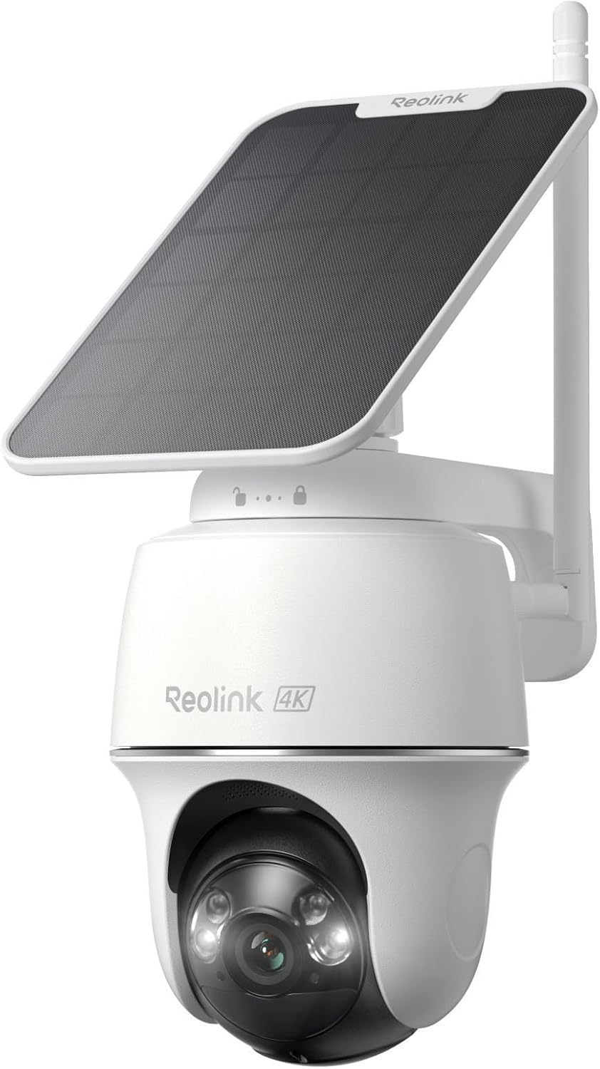 Home Security No Subscription - 4K Güneş Enerjili Dış Mekan Güvenlik