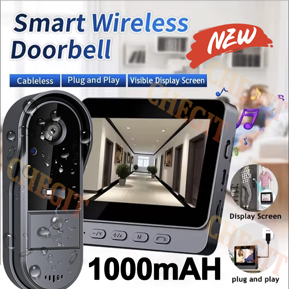 Home Security Prices - Kablosuz Wifi Kapı Zili Kamerası 1080P