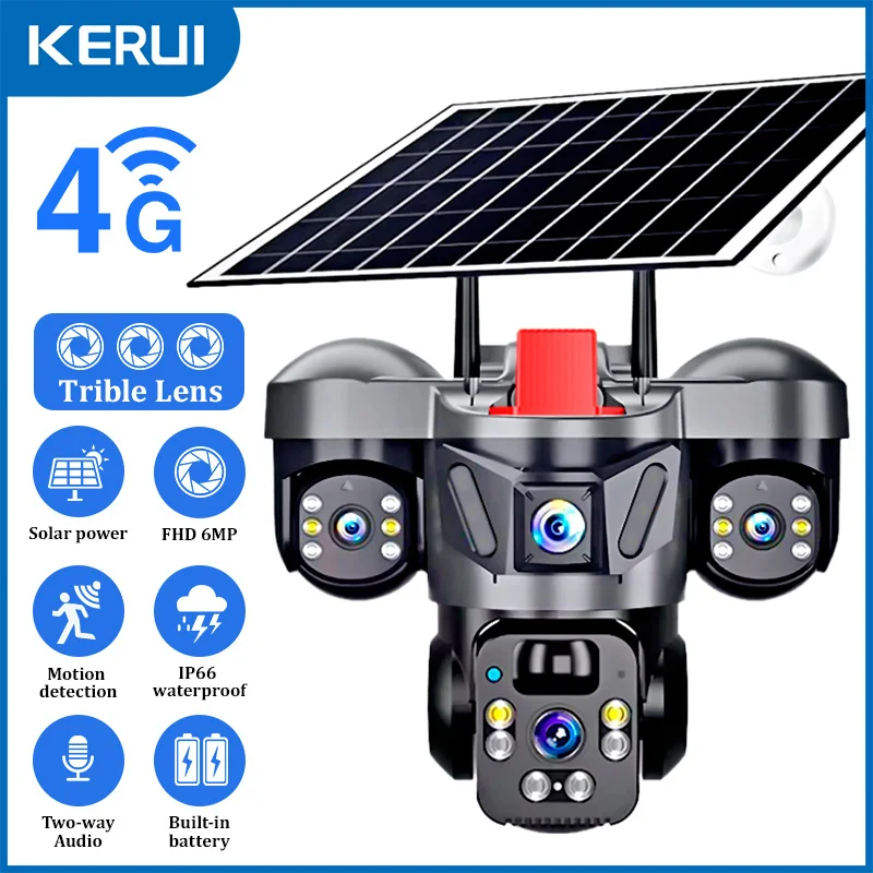 Home Security Diy - KERUI V380 Pro Açık PTZ 6MP