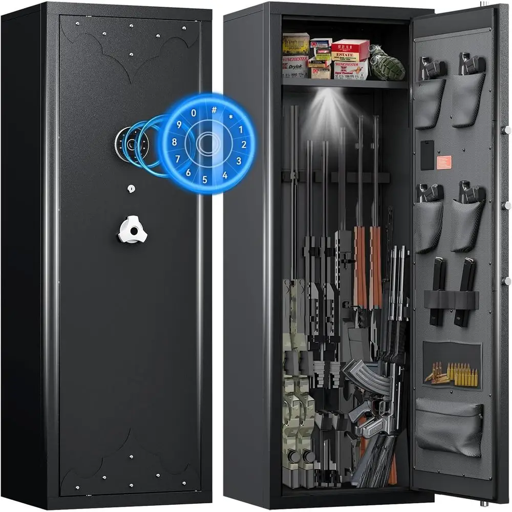 Home Security Gun - 12-15 Tüfek Kapasiteli Kasa, Ev Güvenliği,