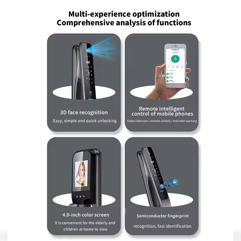 HX5 Akıllı Kapı Kilidi 3D Yüz  - Home Security Indoor Cameras incelemesi ve fiyatı