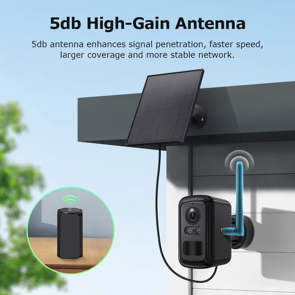 SHIWOJIA 6MP Güneş Enerjili Gü - Home Security No Subscription incelemesi ve fiyatı