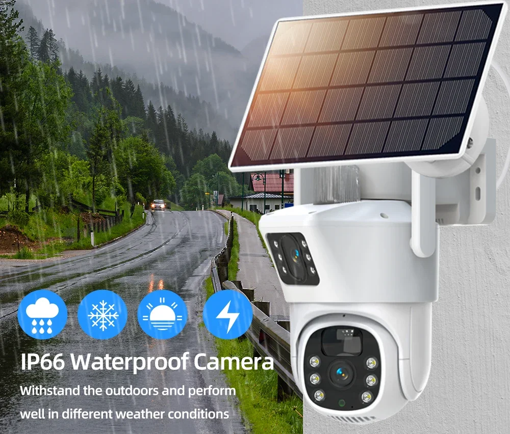 4K 8MP çift Lens Wifi güneş gü - Nvr Kit 8 Channel incelemesi ve fiyatı