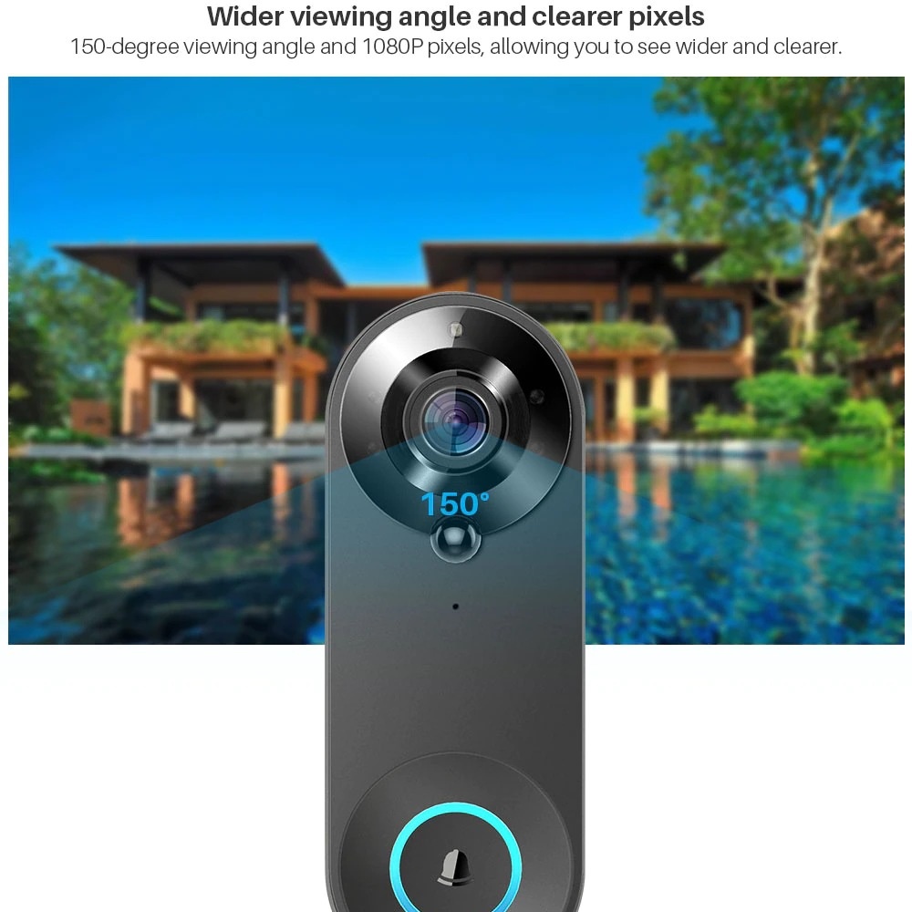 Tuya 1080P kablosuz WIFI kapı  - Home Security Prices incelemesi ve fiyatı