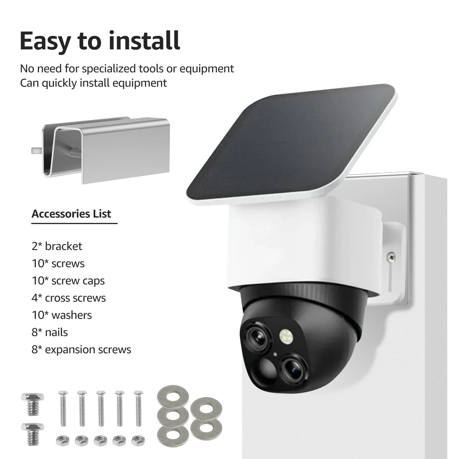 2 adet duvara monte oluk brake - Home Security Eufy incelemesi ve fiyatı