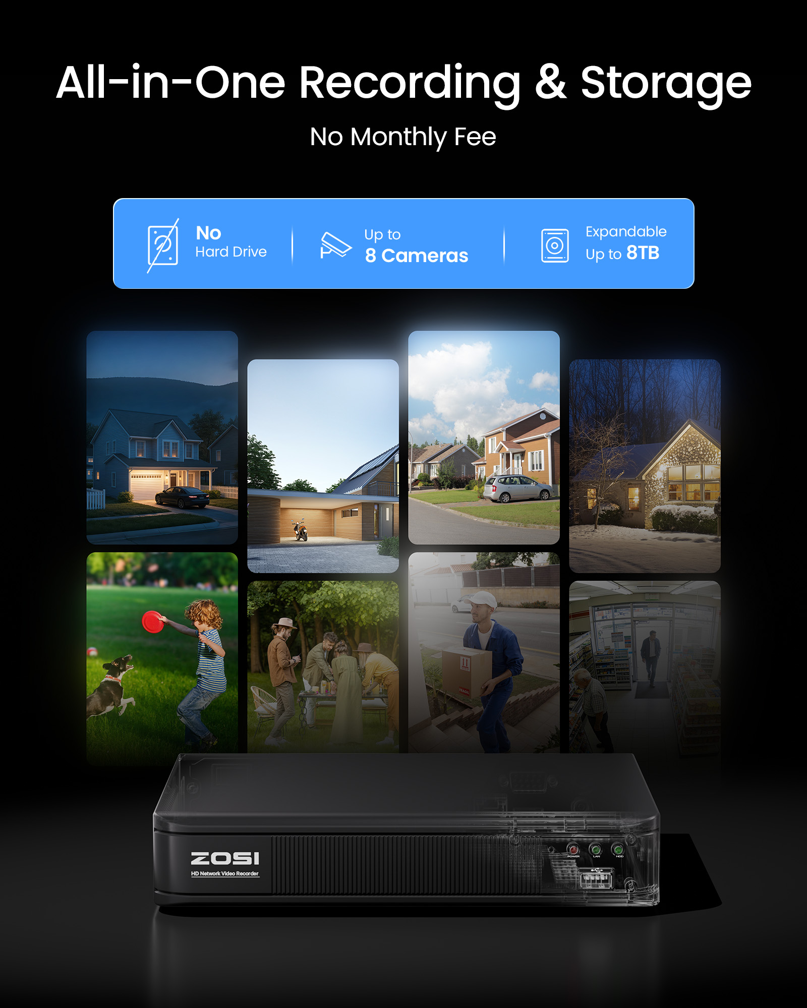 ZOSI 3K Lite Kablolu CCTV Güve - Home Security Diy incelemesi ve fiyatı
