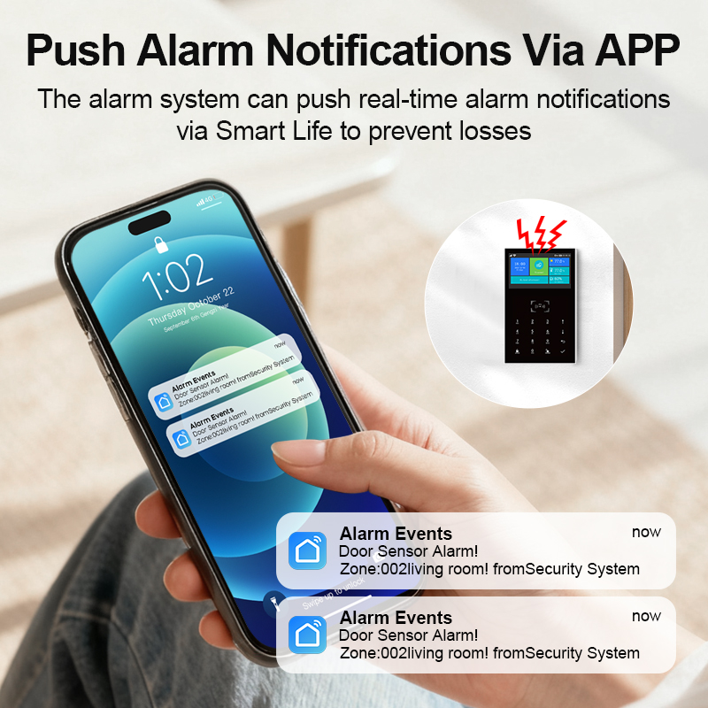 Akıllı Ev Alarm Sistemi 2.4G W - Home Security No Monthly Fee incelemesi ve fiyatı