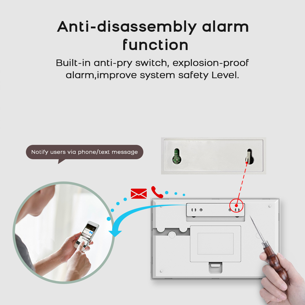 Kablosuz Alarm Sistemi 2.4G Wi - Home Security No Monthly Fee incelemesi ve fiyatı