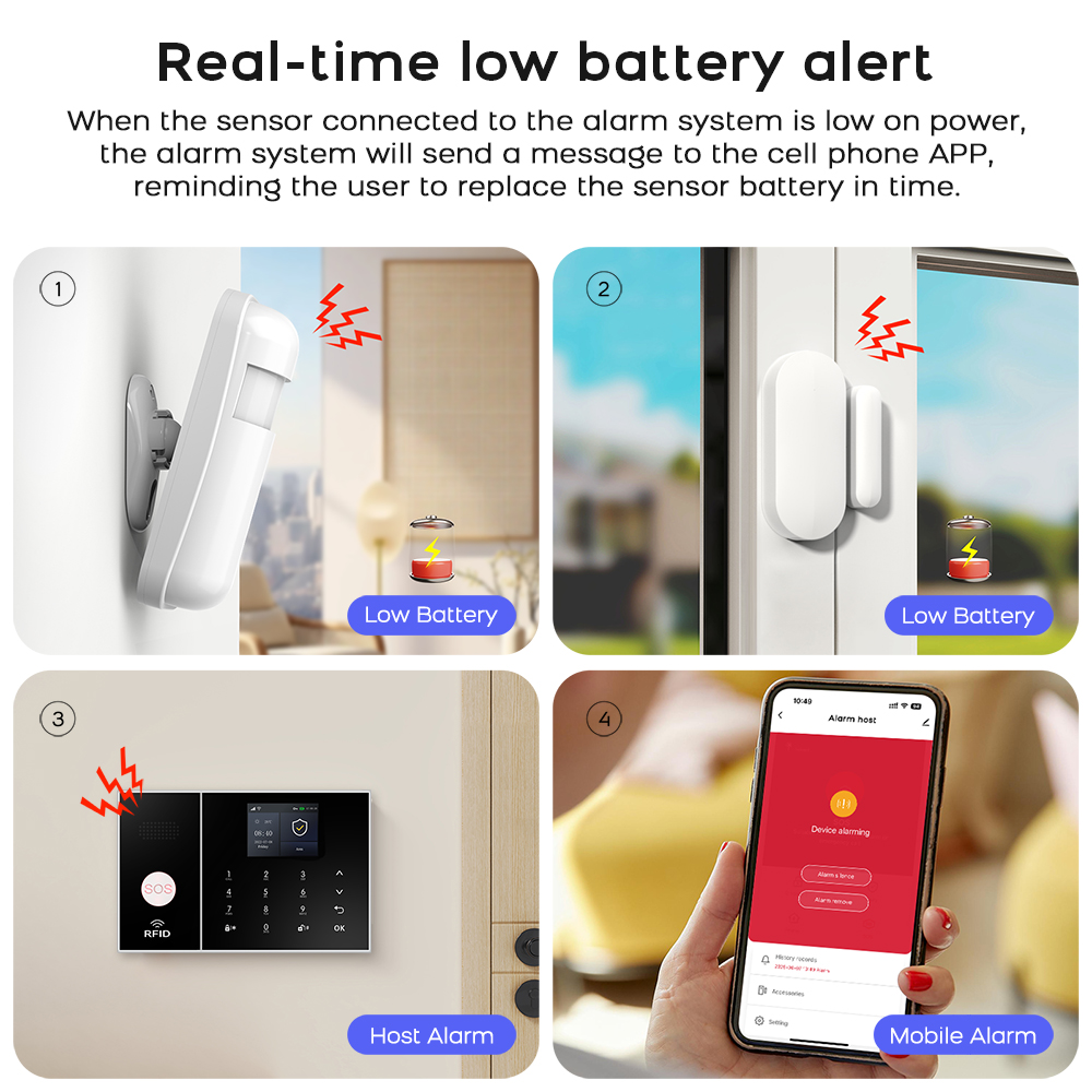 Akıllı Ev Alarm Sistemi 4G WiF - Home Security No Monthly Fee incelemesi ve fiyatı