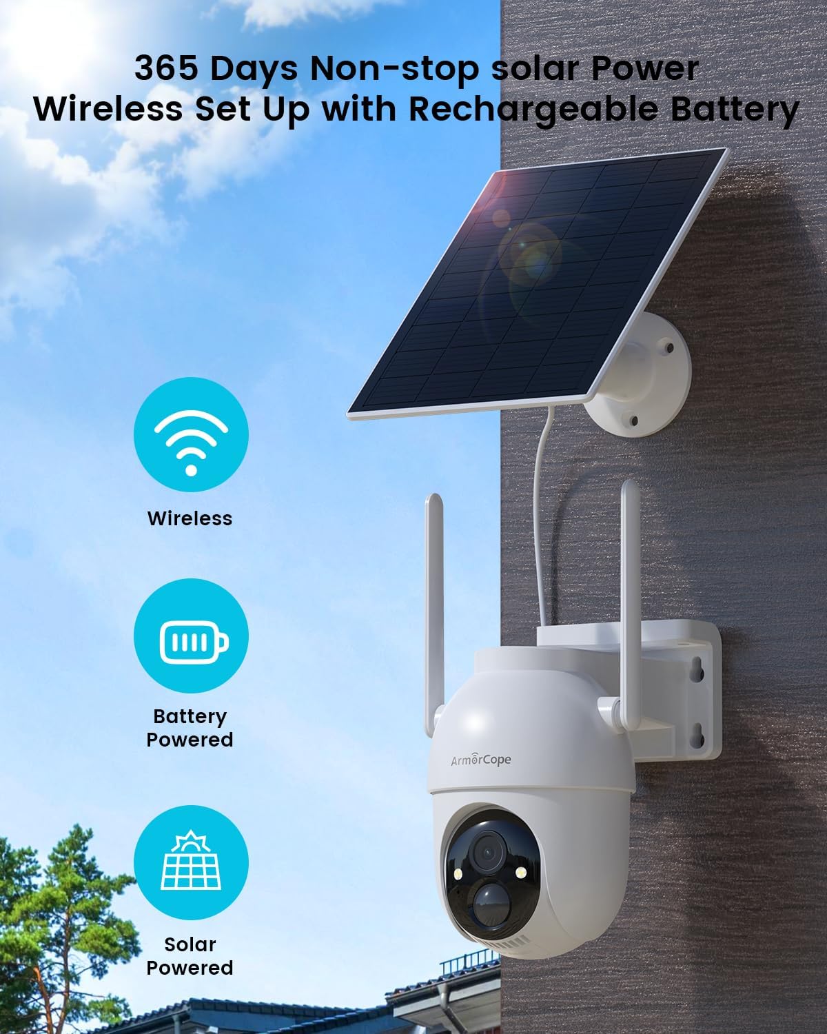 Kablosuz Dış Mekan Güvenlik Ka - Home Security No Subscription incelemesi ve fiyatı