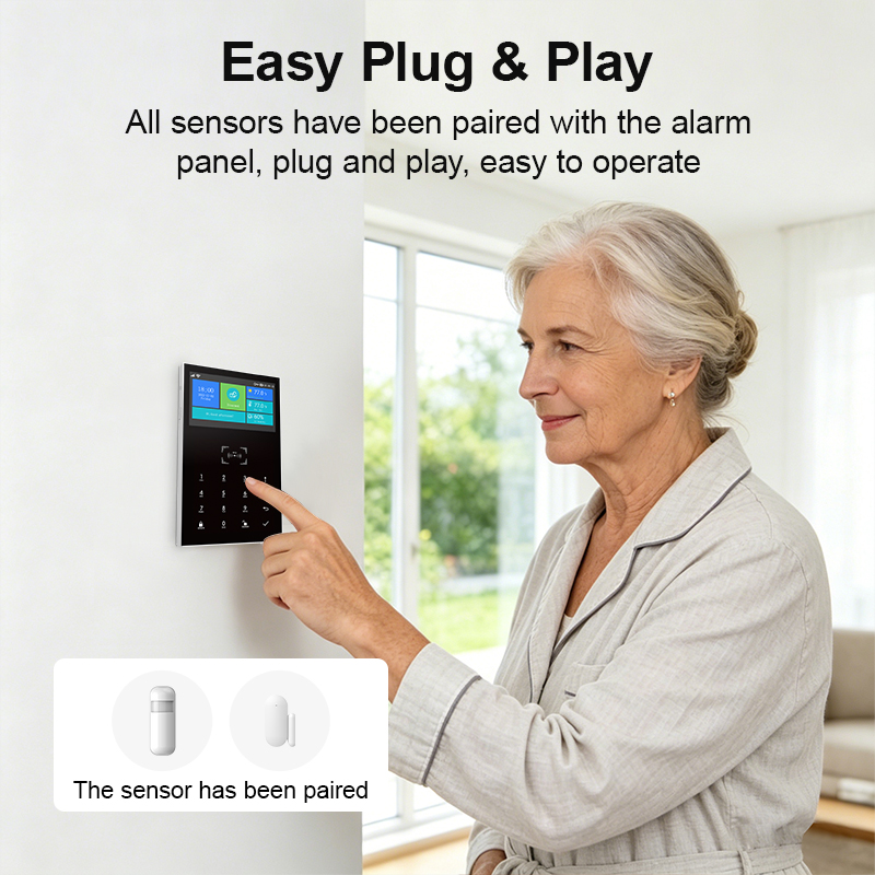 GSM WiFi Ev Güvenlik Alarm Sis - Home Security No Monthly Fee incelemesi ve fiyatı