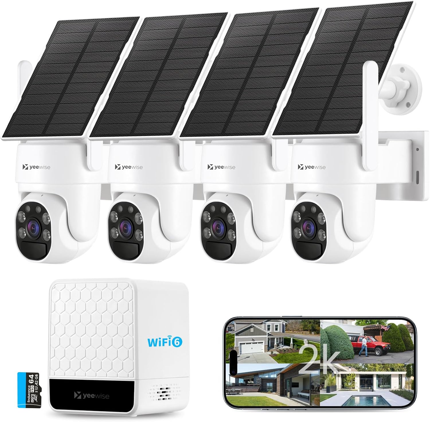 Kablosuz Dış Mekan Güneş Enerj - Home Security No Subscription incelemesi ve fiyatı