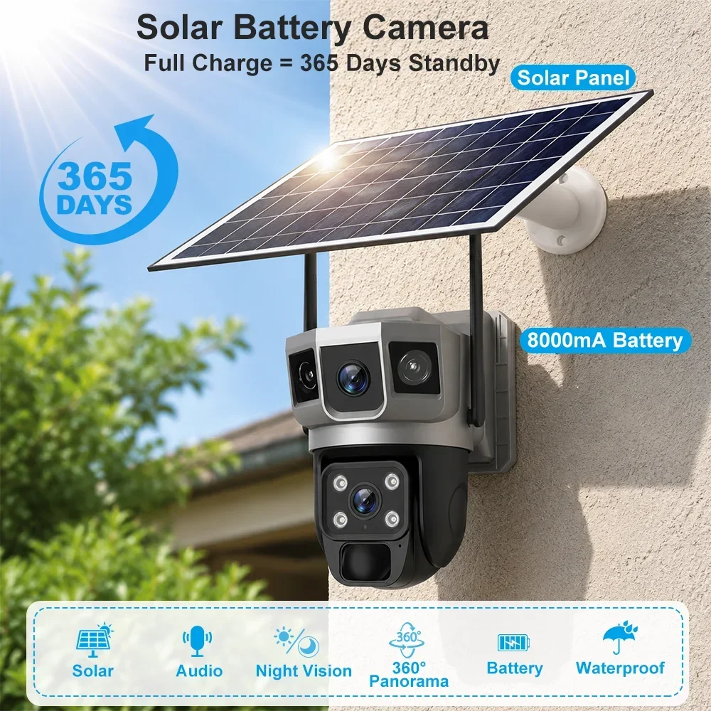V380 4K 3 Ekranlı 4G Kamera Gü - Home Security Diy incelemesi ve fiyatı