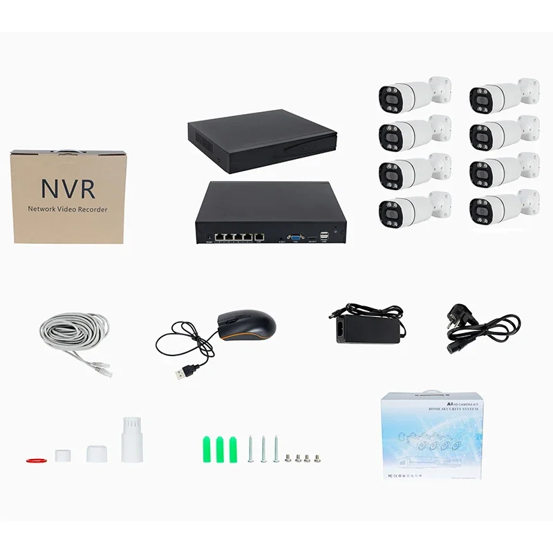 8CH 5mp PoE NVR Kiti H.265 7/2 - Nvr Kit 8 Channel incelemesi ve fiyatı
