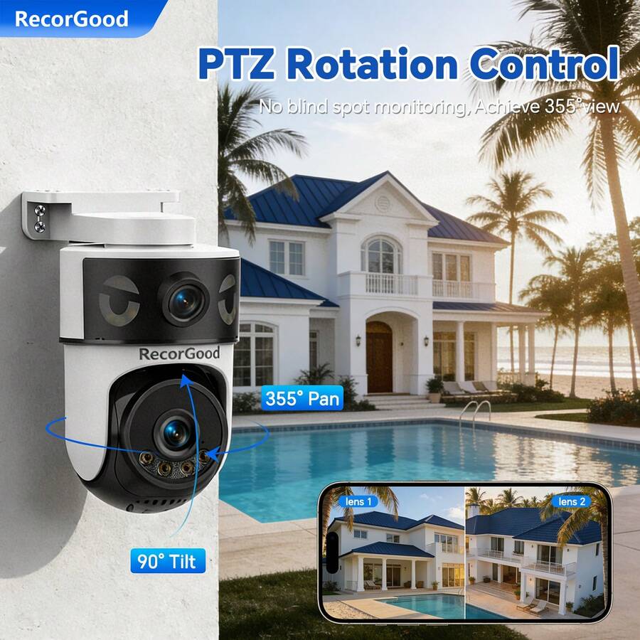 RecorGood Çift Lensli Çift Gör - Home Security No Monthly Fee incelemesi ve fiyatı