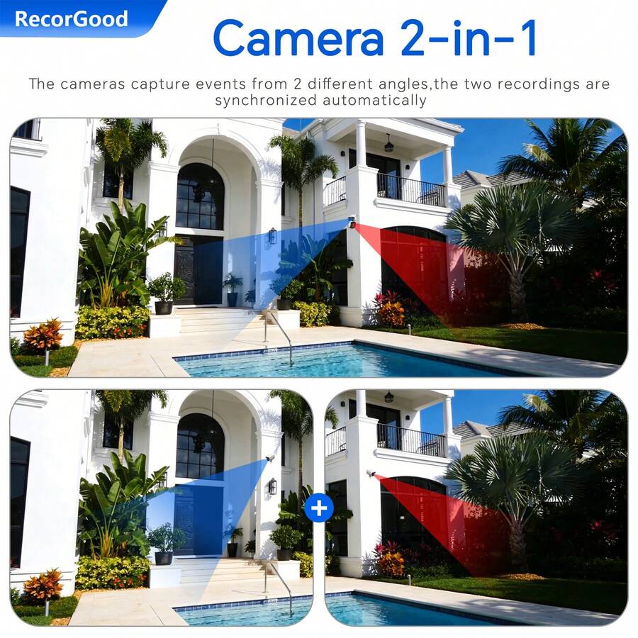 RecorGood Çift Lensli Çift Gör - Home Security No Monthly Fee incelemesi ve fiyatı