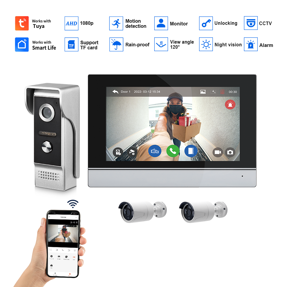 7 inç IPS Ekran 2MP Tuya Uzakt - Home Security Indoor Cameras incelemesi ve fiyatı