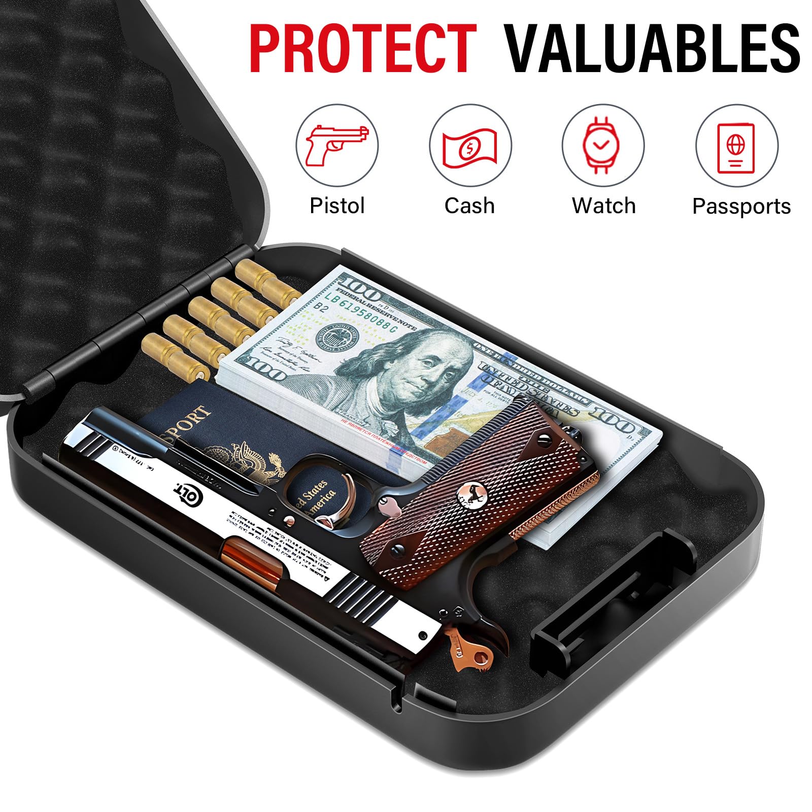 Güvenlik Kasası Çelik Şifreli  - Home Security Gun incelemesi ve fiyatı