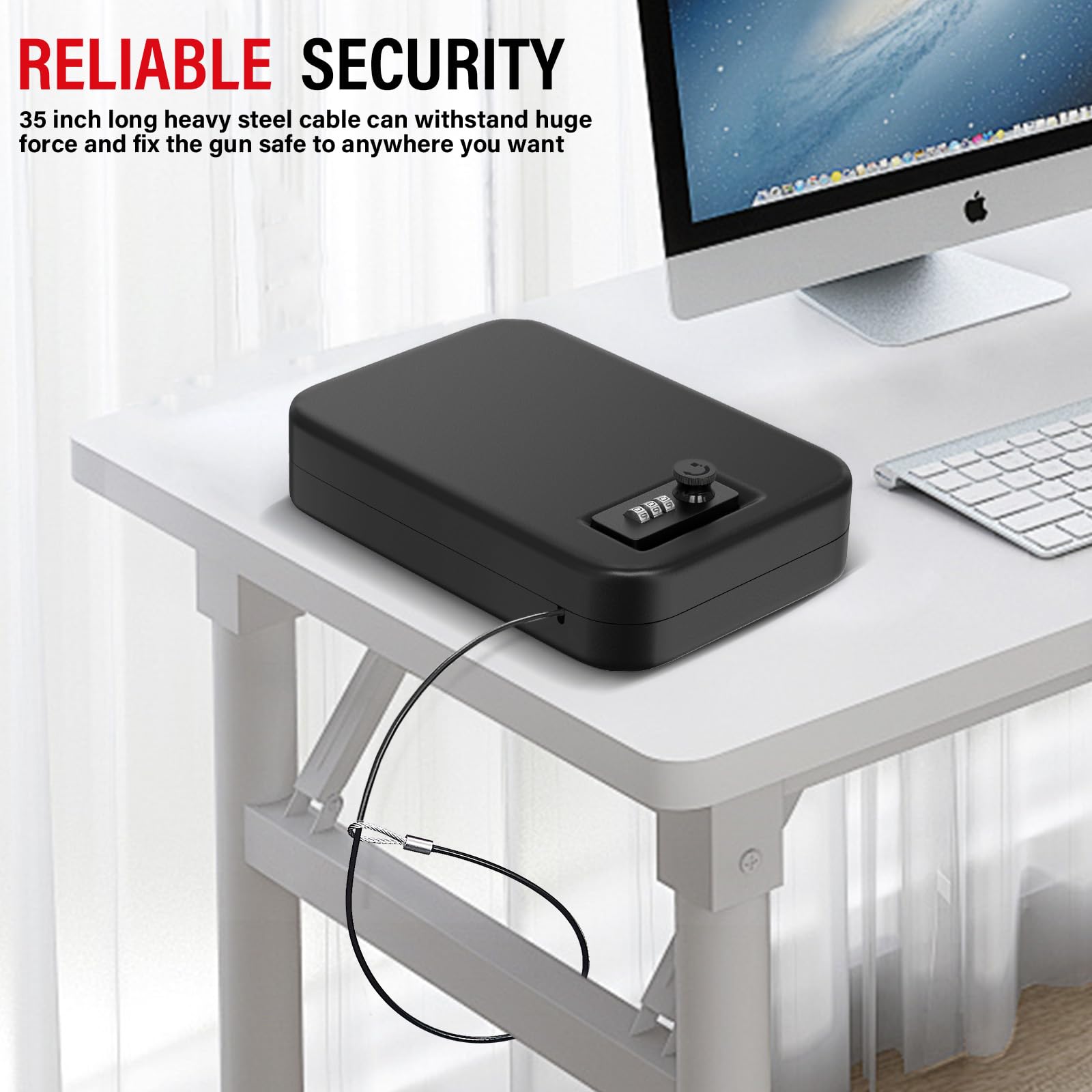 Güvenlik Kasası Çelik Şifreli  - Home Security Gun incelemesi ve fiyatı