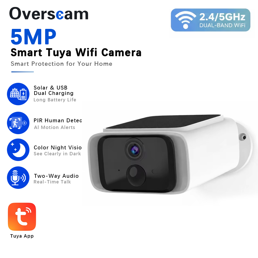 Tuya 5MP Güneş Enerjili Güvenl - Home Security Diy incelemesi ve fiyatı