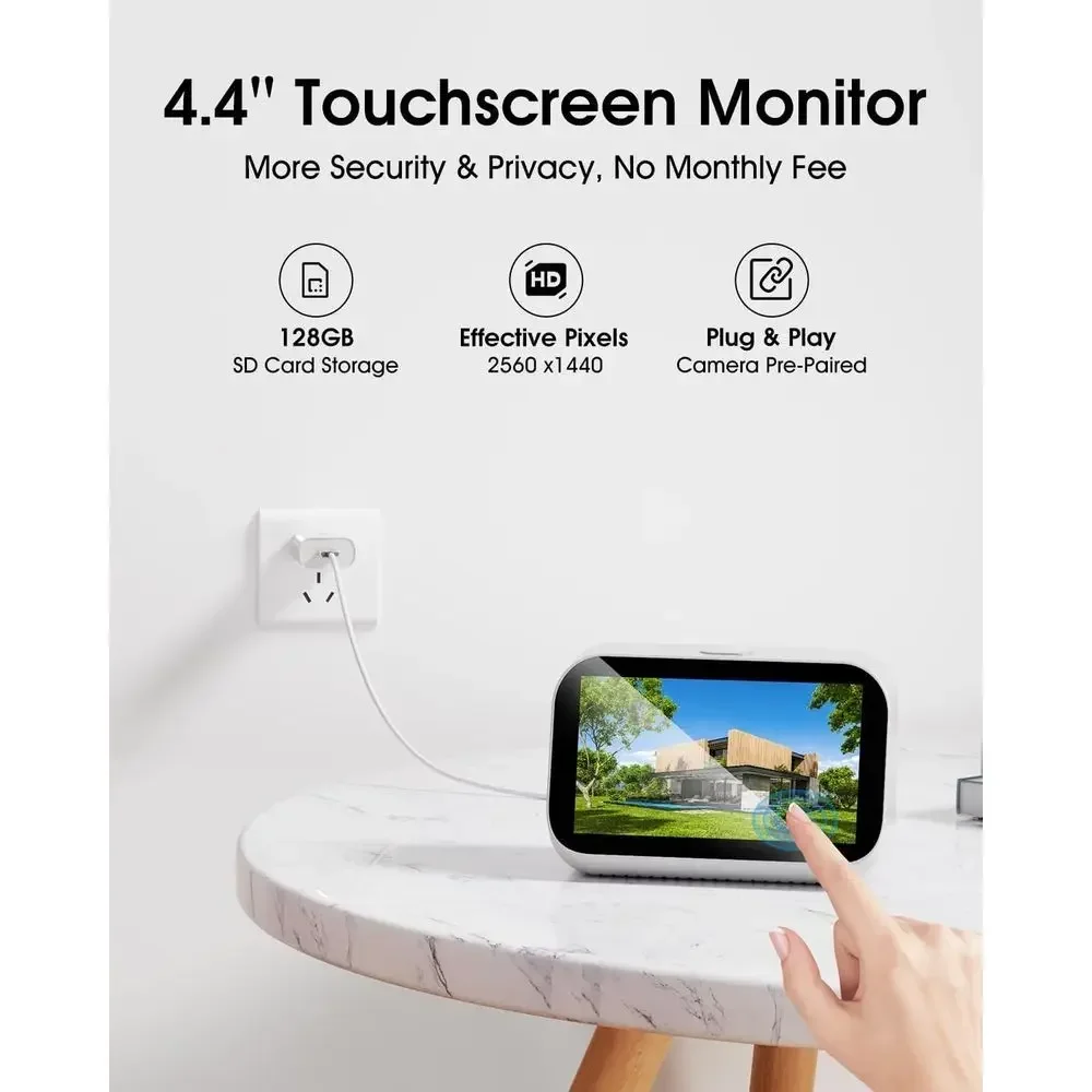 2K Solar Güvenlik Kameraları K - Home Security No Monthly Fee incelemesi ve fiyatı