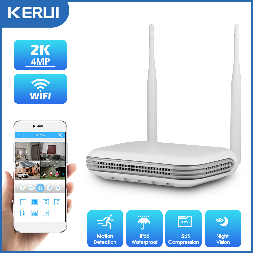 KERUI 2K 4MP Açık Full HD Güve - Nvr Kit 8 Channel incelemesi ve fiyatı