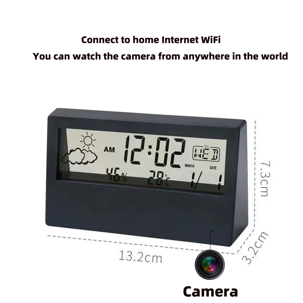 Hareket Algılamalı 4K WiFi Saa - Home Security Prices incelemesi ve fiyatı